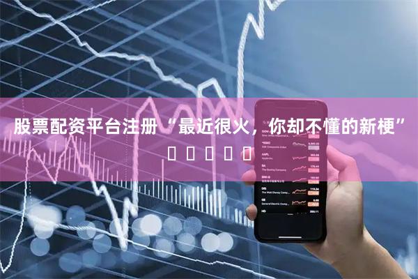 股票配资平台注册 “最近很火，你却不懂的新梗”⸝ဗီူ⸜
