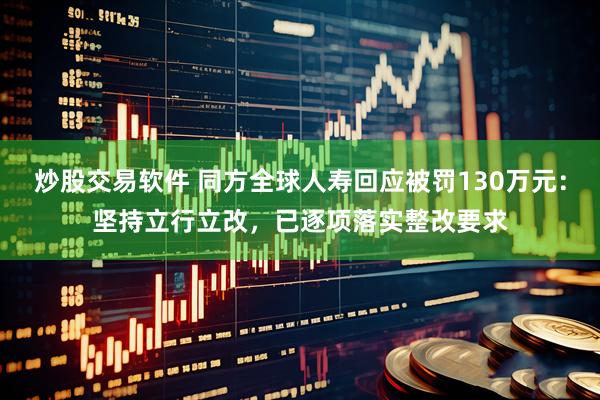 炒股交易软件 同方全球人寿回应被罚130万元：坚持立行立改，已逐项落实整改要求